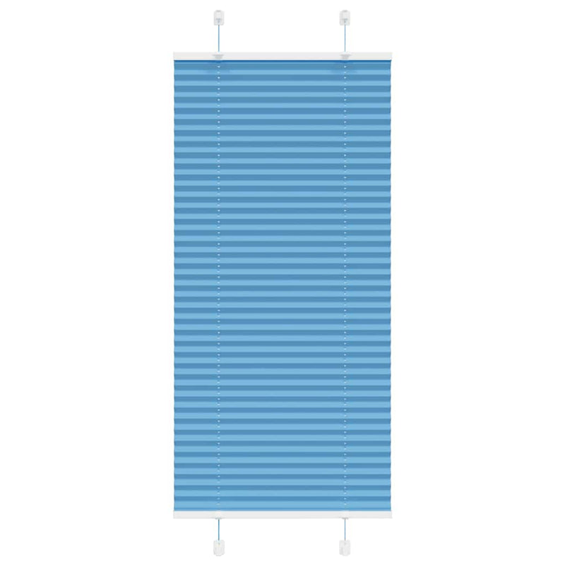 Load image into Gallery viewer, Vidaxl plissé rolgordijn 60x150 cm stofbreedte 59,4 cm polyester blauw
