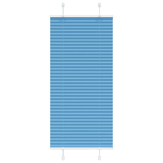 Vidaxl plissé rolgordijn 60x150 cm stofbreedte 59,4 cm polyester blauw