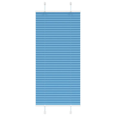 Vidaxl plissé rolgordijn 65x150 cm stofbreedte 64,4 cm polyester blauw