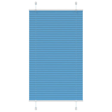Vidaxl plissé rolgordijn 70x150 cm stofbreedte 69,4 cm polyester blauw