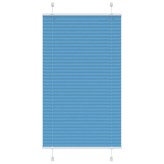 Vidaxl plissé rolgordijn 70x150 cm stofbreedte 69,4 cm polyester blauw