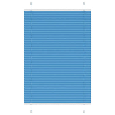 Vidaxl plissé rolgordijn 95x150 cm stofbreedte 94,4 cm polyester blauw