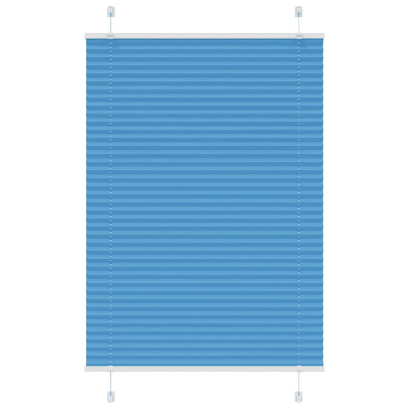 Load image into Gallery viewer, Vidaxl plissé rolgordijn 95x150 cm stofbreedte 94,4 cm polyester blauw
