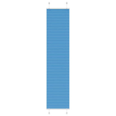 Vidaxl plissé rolgordijn 40x200 cm stofbreedte 39,4 cm polyester blauw
