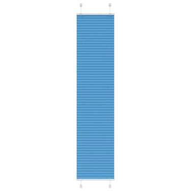 Vidaxl plissé rolgordijn 45x200 cm stofbreedte 44,4 cm polyester blauw