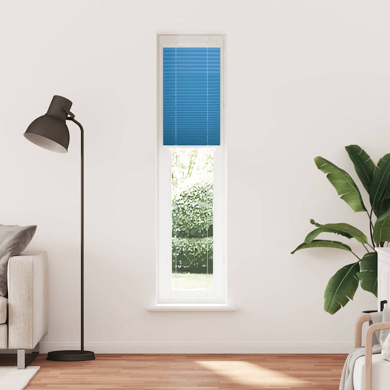 Load image into Gallery viewer, Vidaxl plissé rolgordijn 50x200 cm stofbreedte 49,4 cm polyester blauw
