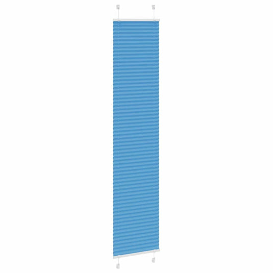 Vidaxl plissé rolgordijn 50x200 cm stofbreedte 49,4 cm polyester blauw