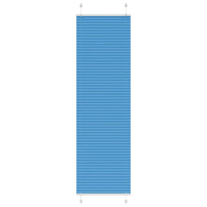 Load image into Gallery viewer, Vidaxl plissé rolgordijn 60x200 cm stofbreedte 59,4 cm polyester blauw
