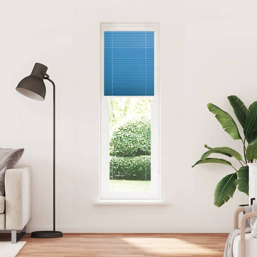 Vidaxl plissé rolgordijn 60x200 cm stofbreedte 59,4 cm polyester blauw