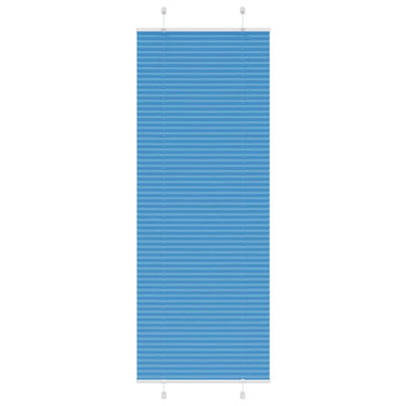 Vidaxl plissé rolgordijn 70x200 cm stofbreedte 69,4 cm polyester blauw