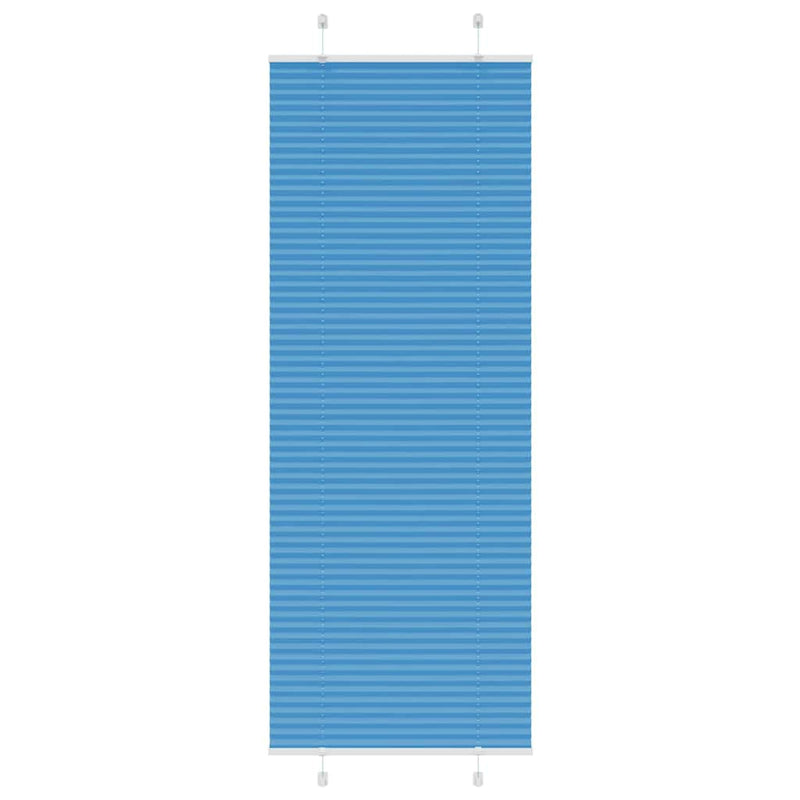 Load image into Gallery viewer, Vidaxl plissé rolgordijn 70x200 cm stofbreedte 69,4 cm polyester blauw
