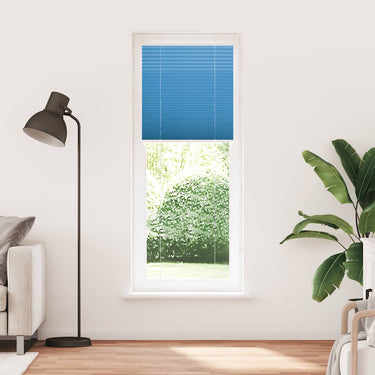 Vidaxl plissé rolgordijn 75x200 cm stofbreedte 74,4 cm polyester blauw