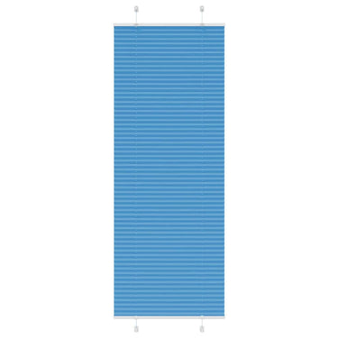 Vidaxl plissé rolgordijn 80x200 cm stofbreedte 79,4 cm polyester blauw