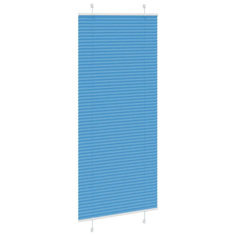 Load image into Gallery viewer, Vidaxl plissé rolgordijn 95x200 cm stofbreedte 94,4 cm polyester blauw
