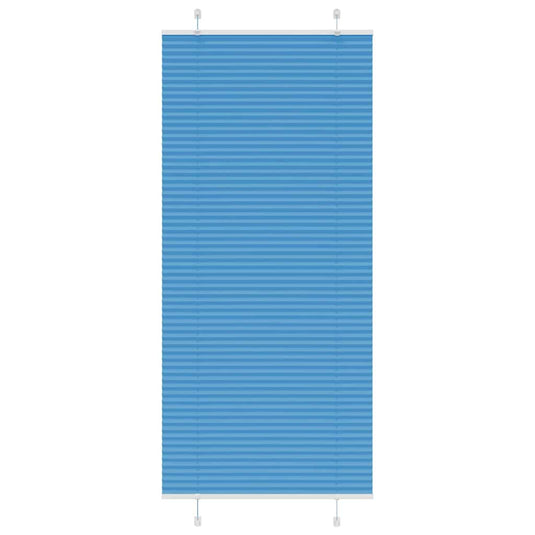 Vidaxl plissé rolgordijn 100x200cm stofbreedte 99,4 cm polyester blauw