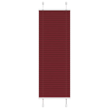 Vidaxl plissé rolgordijn 40x100 cm stofbreedte 39,4 cm bordeauxrood