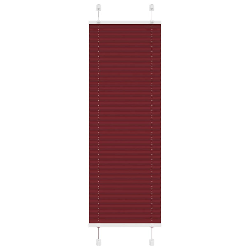 Load image into Gallery viewer, Vidaxl plissé rolgordijn 45x100 cm stofbreedte 44,4 cm bordeauxrood
