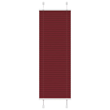 Vidaxl plissé rolgordijn 50x100 cm stofbreedte 49,4 cm bordeauxrood
