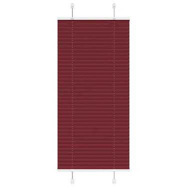 Vidaxl plissé rolgordijn 55x100 cm stofbreedte 54,4 cm bordeauxrood
