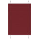 Vidaxl plissé rolgordijn 85x100 cm stofbreedte 84,4 cm bordeauxrood