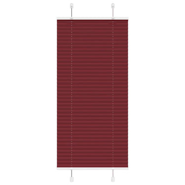 Vidaxl plissé rolgordijn 55x150 cm stofbreedte 54,4 cm bordeauxrood