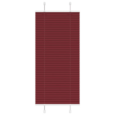 Vidaxl plissé rolgordijn 60x150 cm stofbreedte 59,4 cm bordeauxrood