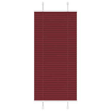 Vidaxl plissé rolgordijn 65x150 cm stofbreedte 64,4 cm bordeauxrood