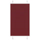 Vidaxl plissé rolgordijn 80x150 cm stofbreedte 79,4 cm bordeauxrood