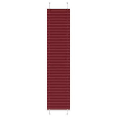 Vidaxl plissé rolgordijn 45x200 cm stofbreedte 44,4 cm bordeauxrood
