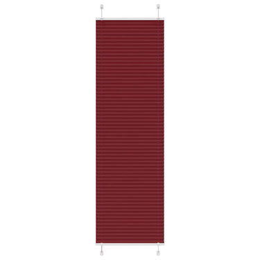 Vidaxl plissé rolgordijn 55x200 cm stofbreedte 54,4 cm bordeauxrood