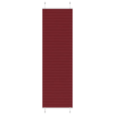 Vidaxl plissé rolgordijn 60x200 cm stofbreedte 59,4 cm bordeauxrood