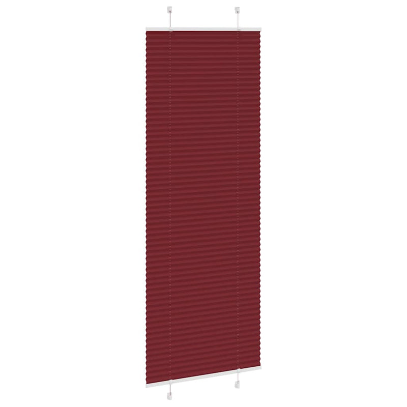 Load image into Gallery viewer, Vidaxl plissé rolgordijn 70x200 cm stofbreedte 69,4 cm bordeauxrood
