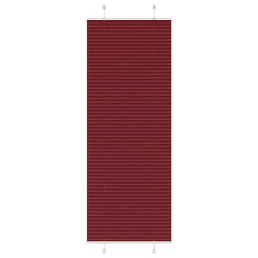 Vidaxl plissé rolgordijn 75x200 cm stofbreedte 74,4 cm bordeauxrood