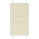 Vidaxl plissé rolgordijn 70x100 cm stofbreedte 69,4 cm polyester crème
