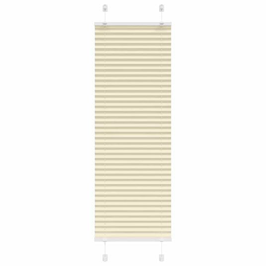 Vidaxl plissé rolgordijn 40x150 cm stofbreedte 39,4 cm polyester crème