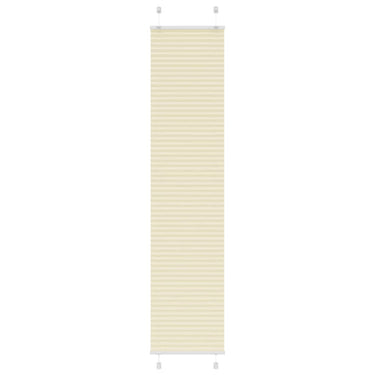 Vidaxl plissé rolgordijn 45x200 cm stofbreedte 44,4 cm polyester crème