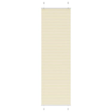 Vidaxl plissé rolgordijn 60x200 cm stofbreedte 59,4 cm polyester crème