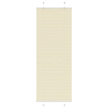 Vidaxl plissé rolgordijn 70x200 cm stofbreedte 69,4 cm polyester crème