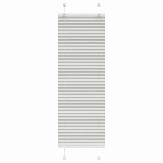 Vidaxl plissé rolgordijn 50x100 cm stofbreedte 49,4 cm lichtgrijs