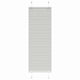 Vidaxl plissé rolgordijn 50x100 cm stofbreedte 49,4 cm lichtgrijs