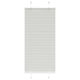 Vidaxl plissé rolgordijn 55x100 cm stofbreedte 54,4 cm lichtgrijs