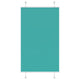 Vidaxl plissé rolgordijn 75x100 cm stofbreedte 74,4 cm petrol groen
