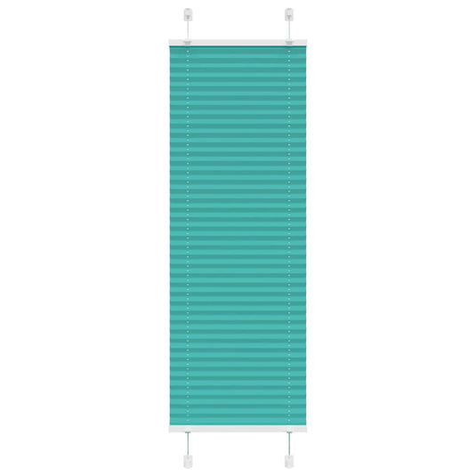 Vidaxl plissé rolgordijn 40x150 cm stofbreedte 39,4 cm petrol groen