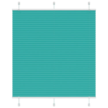 Vidaxl plissé rolgordijn 115x150cm stofbreedte 114,4cm petrol groen