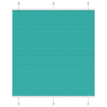 Vidaxl plissé rolgordijn 120x150cm stofbreedte 119,4cm petrol groen