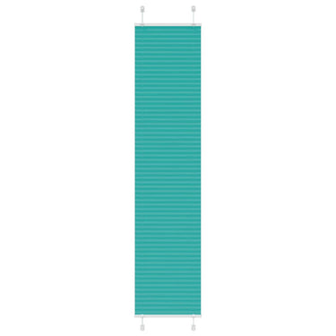 Vidaxl plissé rolgordijn 40x200 cm stofbreedte 39,4 cm petrol groen
