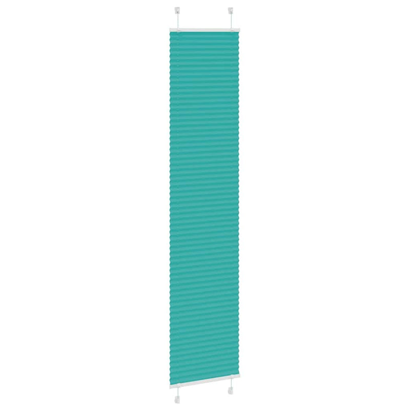 Load image into Gallery viewer, Vidaxl plissé rolgordijn 40x200 cm stofbreedte 39,4 cm petrol groen
