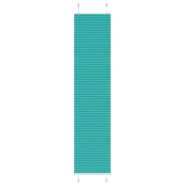 Vidaxl plissé rolgordijn 50x200 cm stofbreedte 49,4 cm petrol groen