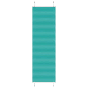 Vidaxl plissé rolgordijn 60x200 cm stofbreedte 59,4 cm petrol groen
