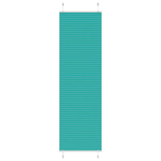 Vidaxl plissé rolgordijn 60x200 cm stofbreedte 59,4 cm petrol groen